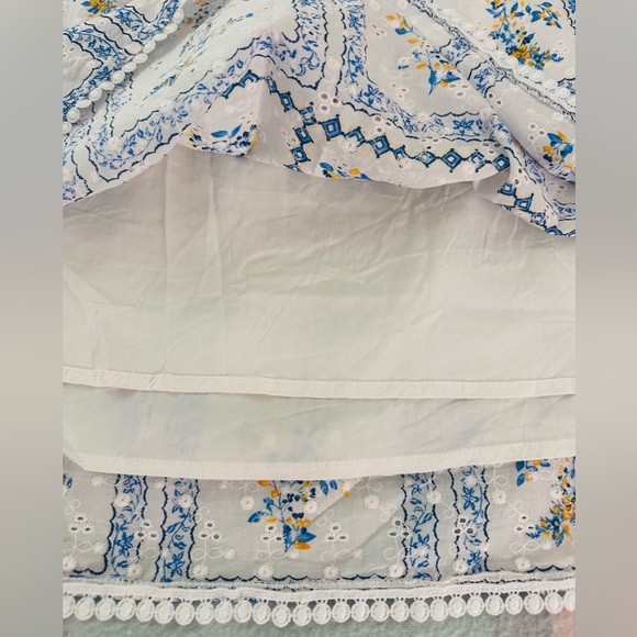 NWOT Skies Are Blue Floral Embroidered Dress - Picture 6 of 8